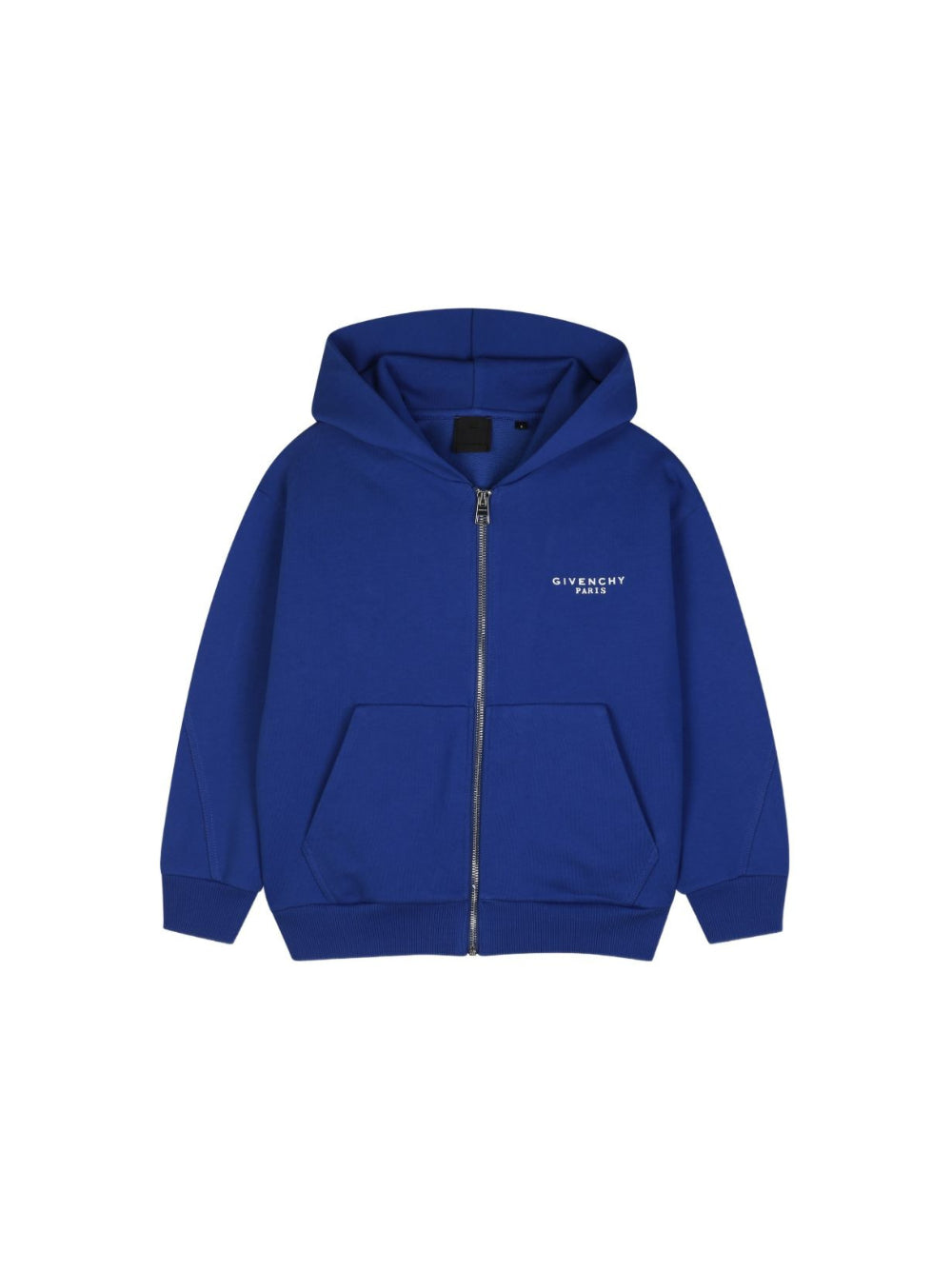Felpa per bambino Givenchy Kids blu con sta,mpa logo sul davanti H31285 865 GIVENCHY KIDS 
