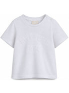 T-shirt per neonati Givenchy Kids bianca con dettaglio logo H31286 10P GIVENCHY KIDS 