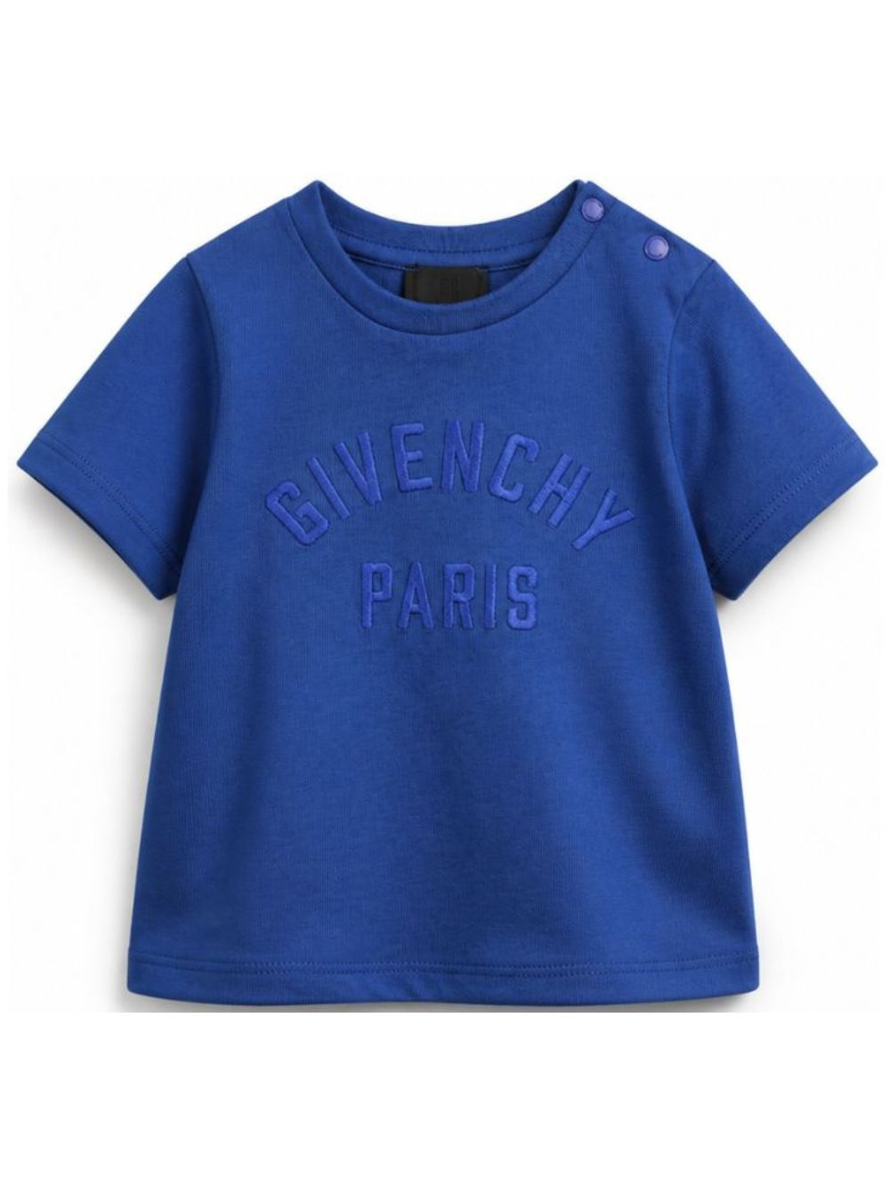 T-shirt per neonati Givenchy Kids blu con dettaglio logo H31286 865 GIVENCHY KIDS 
