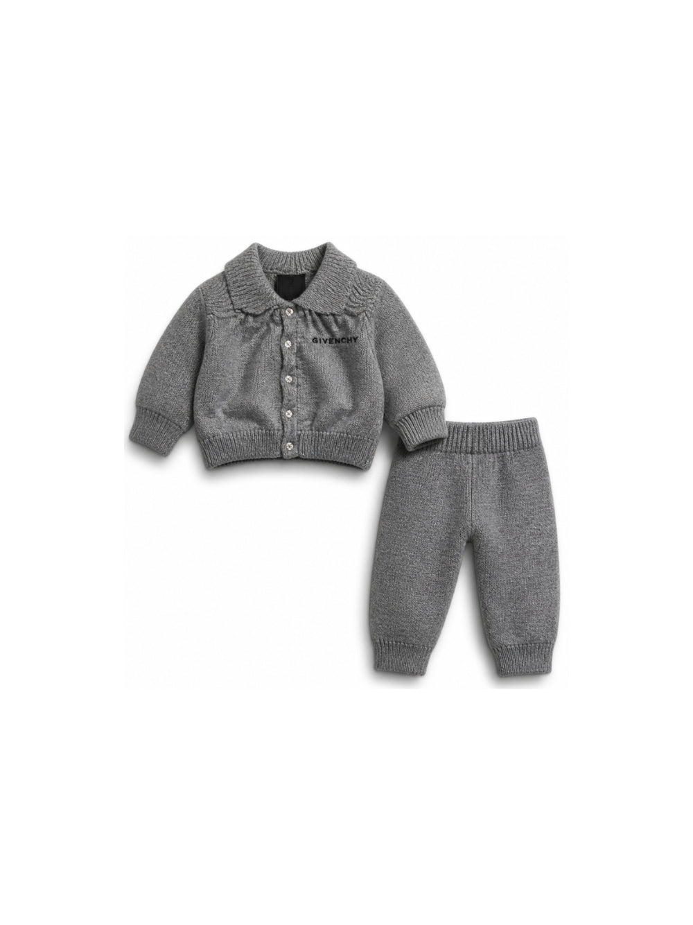 Tuta sportiva per neonato Givenchy Kids grigia con logo ricamato H31295 A47 GIVENCHY KIDS 