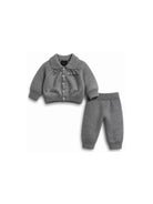 Tuta sportiva per neonato Givenchy Kids grigia con logo ricamato H31295 A47 GIVENCHY KIDS 