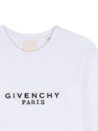 T-shirt per bambino Givenchy Kids bianca con stampa logo sul davanti H31321 10P GIVENCHY KIDS 
