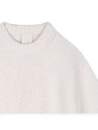 Maglione per bambina Givenchy Kids beige con ricamo H31324 117 GIVENCHY KIDS 