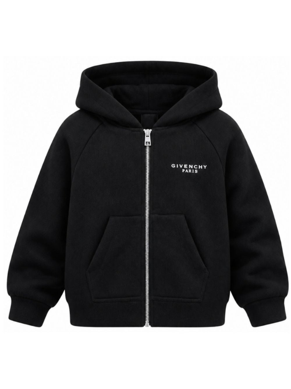Felpa per bambina Givenchy Kids nera con stampa logo sul davanti H31327 09B GIVENCHY KIDS 