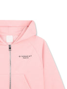 Felpa per bambina Givenchy Kids rosa con dettaglio logo H31327 46G GIVENCHY KIDS 