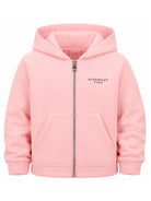 Felpa per bambina Givenchy Kids rosa con dettaglio logo H31327 46G GIVENCHY KIDS 