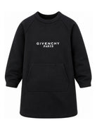 Abito per bambina Givenchy Kids nero con dettaglio logo H31331 09B GIVENCHY KIDS 