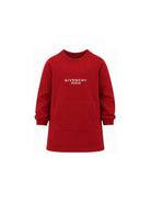 Abito per bambina Givenchy Kids rosso con dettaglio logo H31331 96D GIVENCHY KIDS 