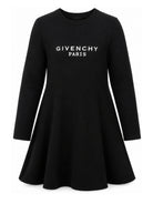 Abito per bambina Givenchy Kids nero con dettaglio logo H31332 09B GIVENCHY KIDS 