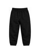 Pantaloni per bambina Givenchy Kids neri con stampa logo sul davanti H31336 09B GIVENCHY KIDS 
