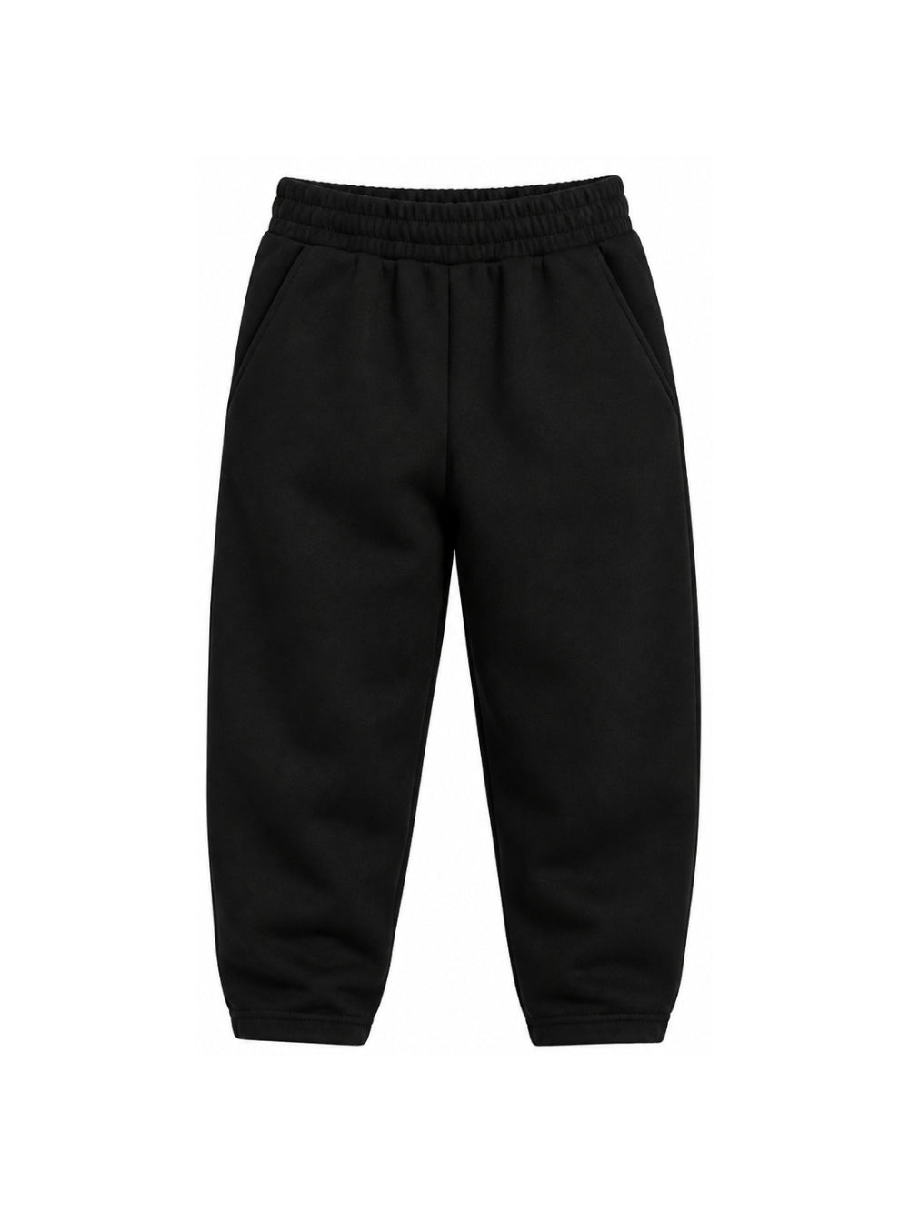 Pantaloni per bambina Givenchy Kids neri con stampa logo sul davanti H31336 09B GIVENCHY KIDS 