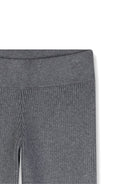 Pantaloni per bambina Givenchy Kids grigio con lavorazione a coste H31338 A47 GIVENCHY KIDS 
