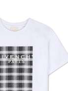 T-shirt per bambino Givenchy Kids bianca con stampa grafica H31340 10P GIVENCHY KIDS 