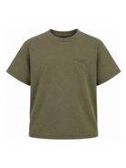 T-shirt per bambino Givenchy Kids verde con logo sul davanti H31344 653 GIVENCHY KIDS 