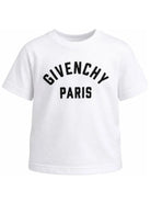 T-shirt per bambini Givenchy Kids bianca con stampa logo sul davanti H31345 10P GIVENCHY KIDS 