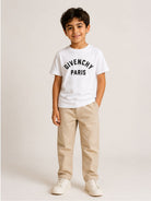 T-shirt per bambini Givenchy Kids bianca con stampa logo sul davanti H31345 10P GIVENCHY KIDS 