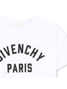 T-shirt per bambini Givenchy Kids bianca con stampa logo sul davanti H31345 10P GIVENCHY KIDS 