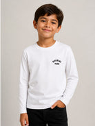 T-shirt per bambino Givenchy Kids bianca con logo sul davanti H31347 10P GIVENCHY KIDS 