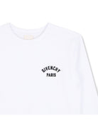 T-shirt per bambino Givenchy Kids bianca con logo sul davanti H31347 10P GIVENCHY KIDS 