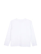 T-shirt per bambino Givenchy Kids bianca con logo sul davanti H31347 10P GIVENCHY KIDS 