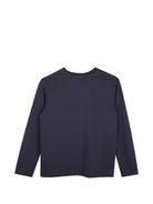 T-shirt per bambino Givenchy Kids blu con logo sul davanti H31347 853 GIVENCHY KIDS 