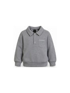 Felpa per bambino Givenchy Kids grigia con tasca applicata sul petto H31348 A47 GIVENCHY KIDS 