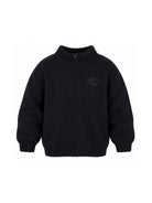 Cardigan per bambino Givenchy Kids blu navi con logo ricamato sul davanti H31349 853 GIVENCHY KIDS 