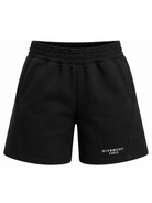 Shorts sportivi per bambino Givenchy Kids neri con stampa logo H31361 09B GIVENCHY KIDS 