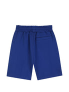 Shorts per bambino Givenchy Kids blu con stampa con logo sul davanti H31361 865 GIVENCHY KIDS 