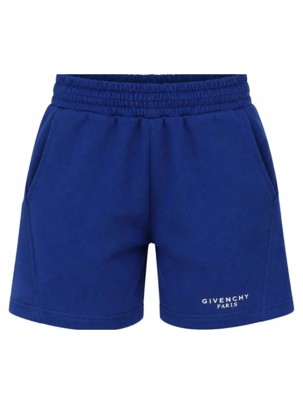 Shorts per bambino Givenchy Kids blu con stampa con logo sul davanti H31361 865 GIVENCHY KIDS 