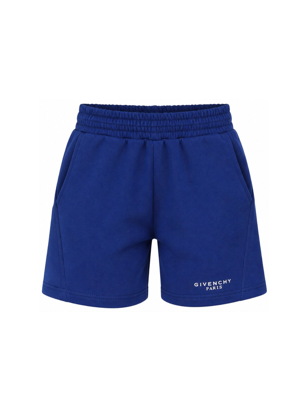 Shorts per bambino Givenchy Kids blu con stampa con logo sul davanti H31361 865 GIVENCHY KIDS 
