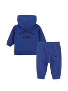 Completo per neonato Givenchy Kids blu con dettaglio logo H31366 865 GIVENCHY KIDS 