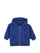 Completo per neonato Givenchy Kids blu con dettaglio logo H31366 865 GIVENCHY KIDS 