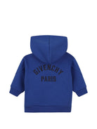 Completo per neonato Givenchy Kids blu con dettaglio logo H31366 865 GIVENCHY KIDS 