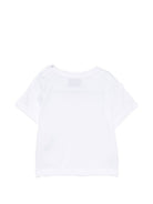 T-shirt per neonati Givenchy Kids bianca con logo sul davanti H31379 10P GIVENCHY KIDS 
