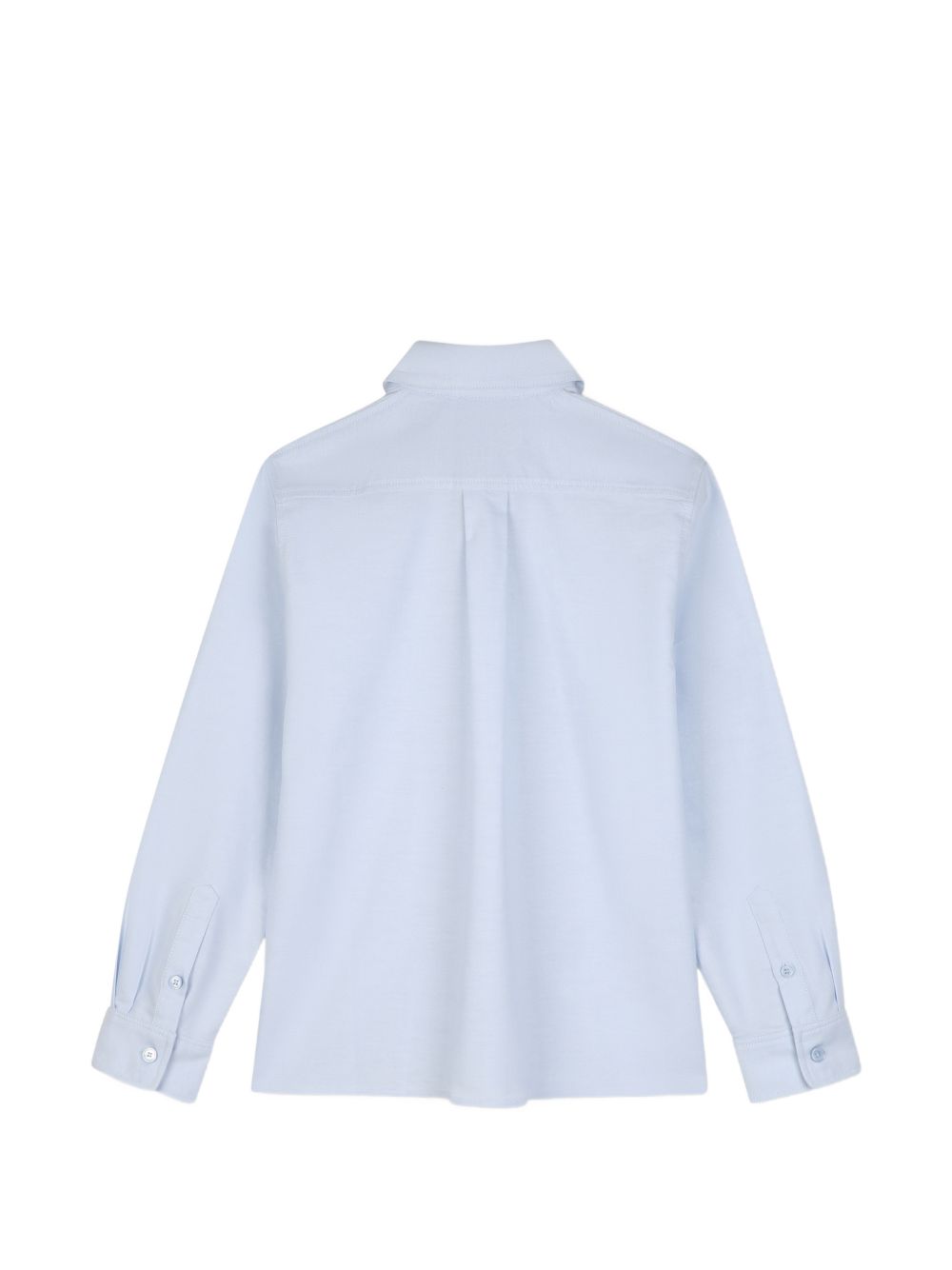 Camicia per bambino Givenchy Kids azzurra con logo ricamato e tasca H31392 789 GIVENCHY KIDS 