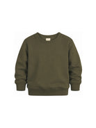 Felpa per bambino Givenchy Kids verde con logo ricamato sul davanti H31396 653 GIVENCHY KIDS 