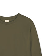 Felpa per bambino Givenchy Kids verde con logo ricamato sul davanti H31396 653 GIVENCHY KIDS 