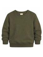 Felpa per bambino Givenchy Kids verde con logo ricamato sul davanti H31396 653 GIVENCHY KIDS 