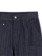 Jeans per bambino Givenchy Kids in denim con motivo pied-de-poule H31397 Z35 GIVENCHY KIDS 