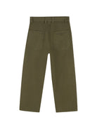 Pantaloni per bambino Givenchy Kids verde con logo ricamato sul retro H31402 653 GIVENCHY KIDS 