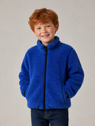 Giacca per bambino Givenchy Kids blu con trama effetto lana H31403 865 GIVENCHY KIDS 