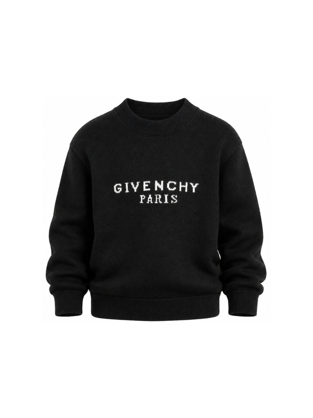 Maglione per bambino Givenchy Kids nero con logo ricamato sul davanti H31441 09B GIVENCHY KIDS 