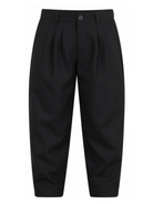 Pantaloni per bambino Givenchy Kids neri con dettaglio pieghe H31446 09B GIVENCHY KIDS 