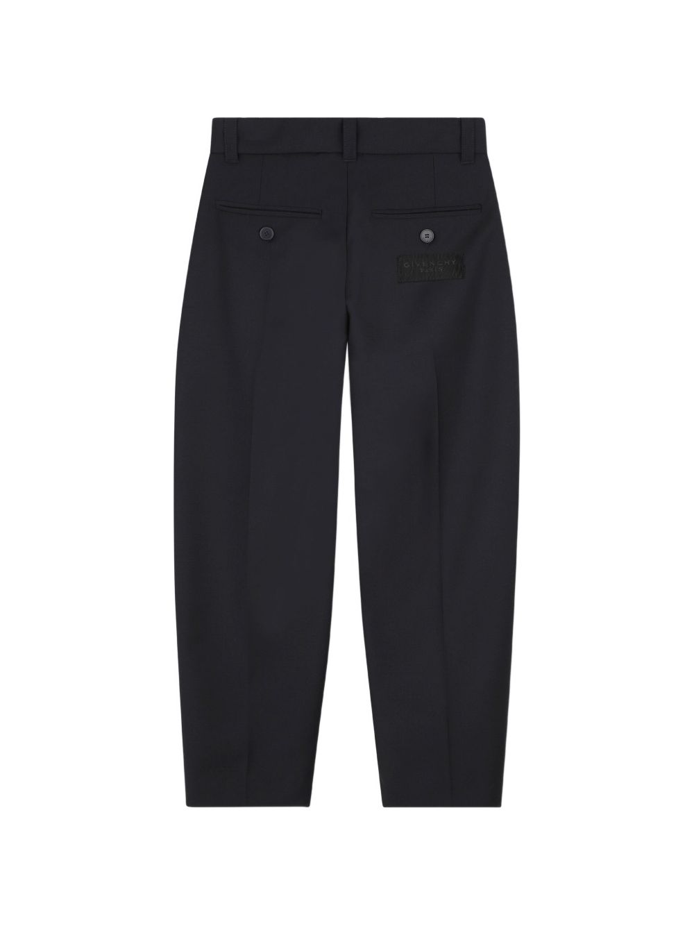 Pantaloni per bambino Givenchy Kids neri con dettaglio pieghe H31446 09B GIVENCHY KIDS 