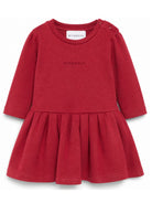 Abito per neonata Givenchy Kids bordeaux con logo sul davanti H31463 96D GIVENCHY KIDS 