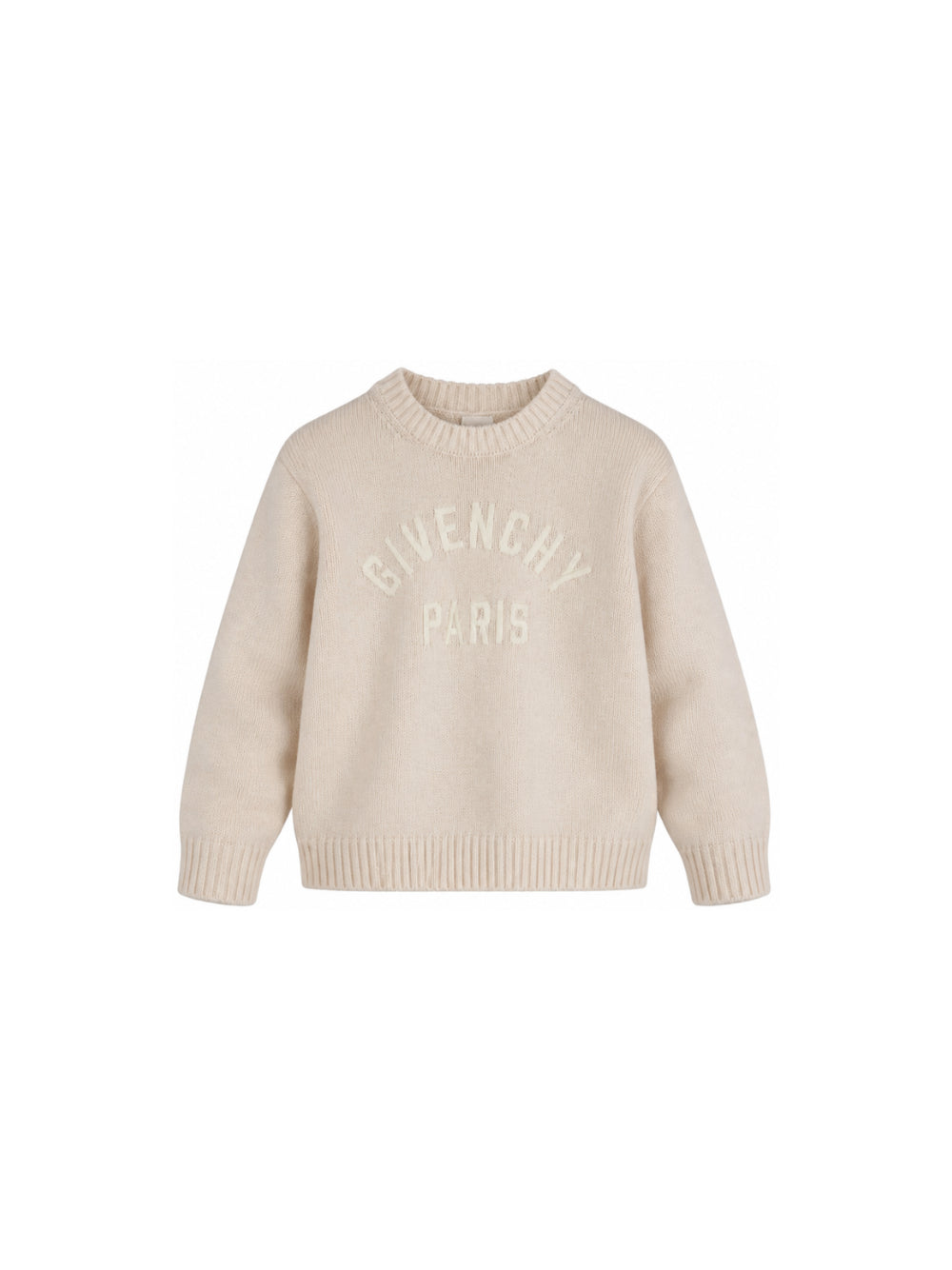 Maglione per bambina Givenchy Kids beige con logo ricamato H31487 117 GIVENCHY KIDS 
