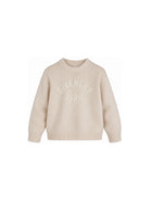 Maglione per bambina Givenchy Kids beige con logo ricamato H31487 117 GIVENCHY KIDS 