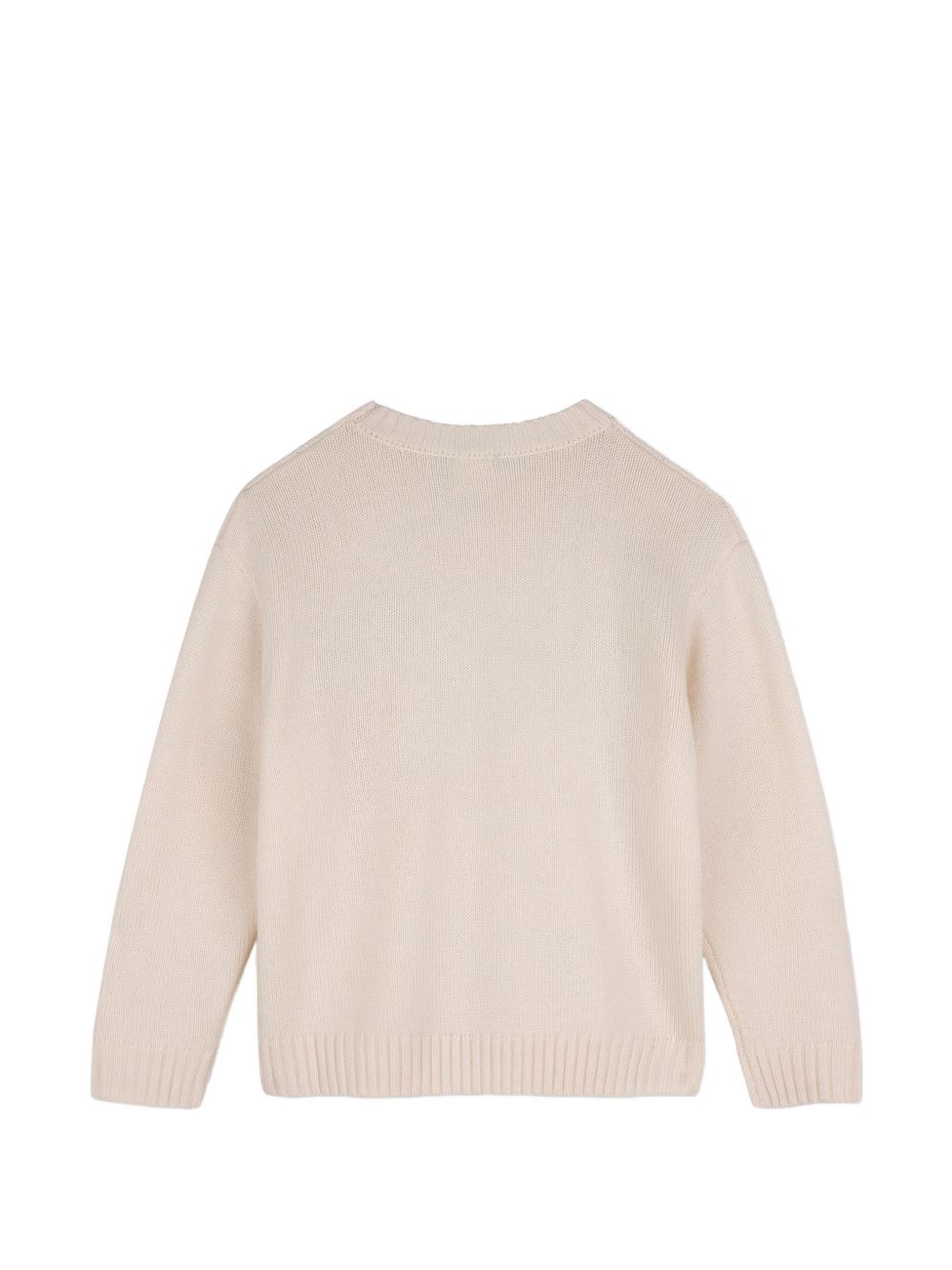 Maglione per bambina Givenchy Kids beige con logo ricamato H31487 117 GIVENCHY KIDS 