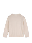 Maglione per bambina Givenchy Kids beige con logo ricamato H31487 117 GIVENCHY KIDS 